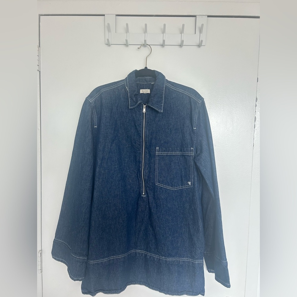 Anthropologie, Pilcro Blue Denim Dress